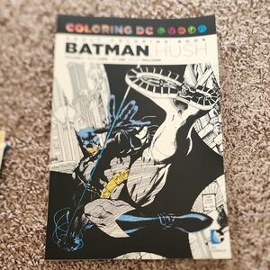 Adult coloring book. Batman HUSH DC comics